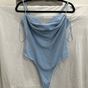 Blue Bustier Bodysuit